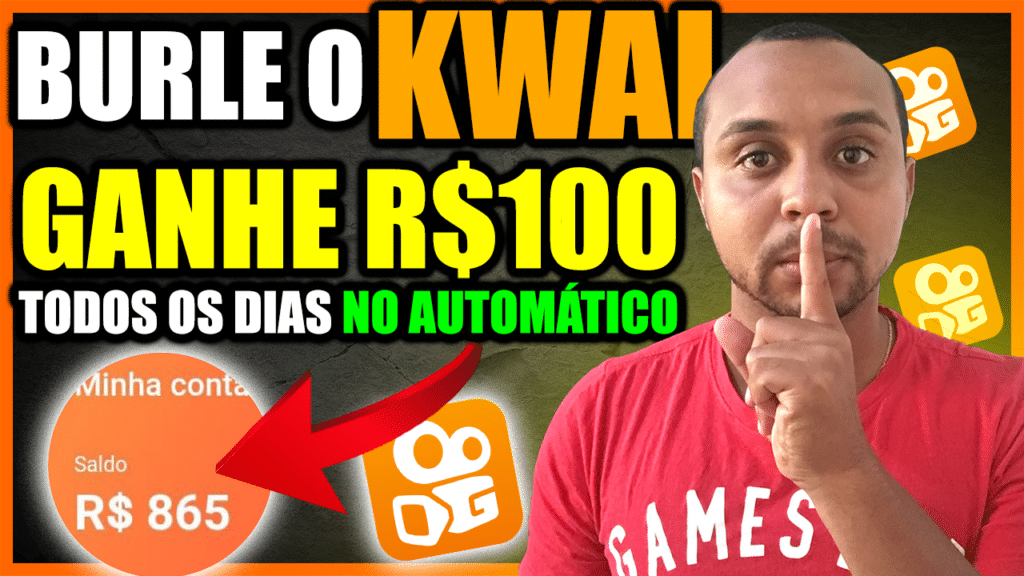 Como Burlar o KWAI e Ganhar Dinheiro mais Rápido e Automático - Ganhe R$100 Por dia no Kwai App 2021 pagando