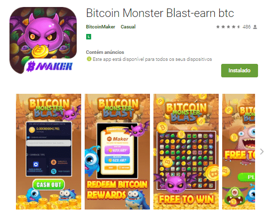 bitcoin monster black app para ganhar dinheiro