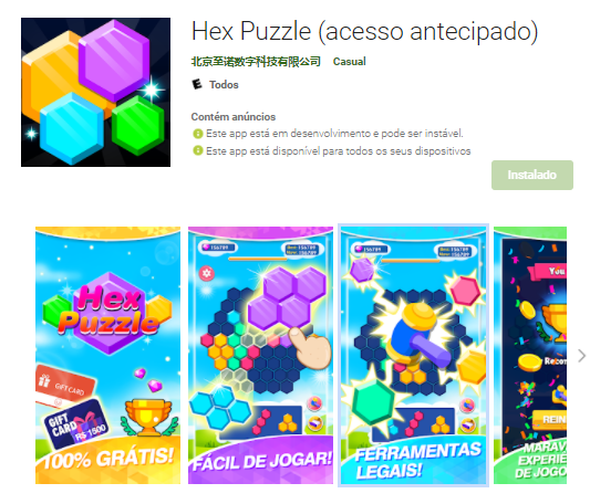 hex puzzle app para ganhar dinheiro online