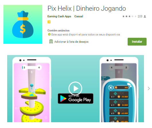 pix helix app para ganhar dinheiro