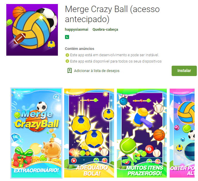 merge crazy ball app para ganhar dinheiro
