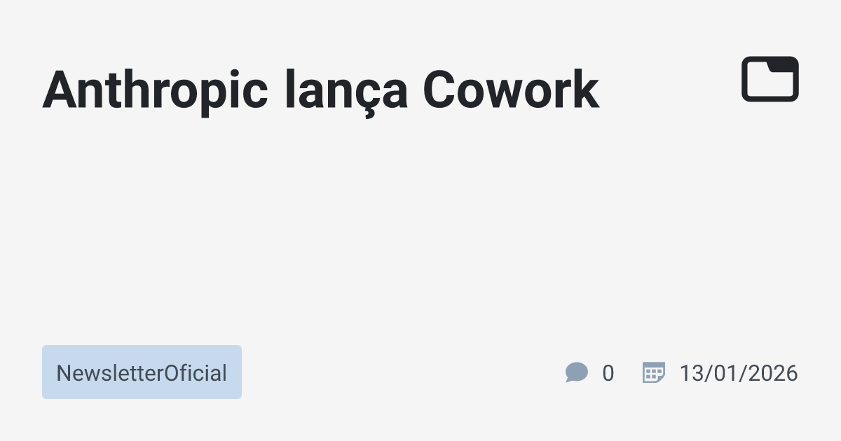 Evento no Cowork Anthropic