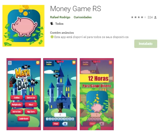 money game rs app para ganhar dinheiro