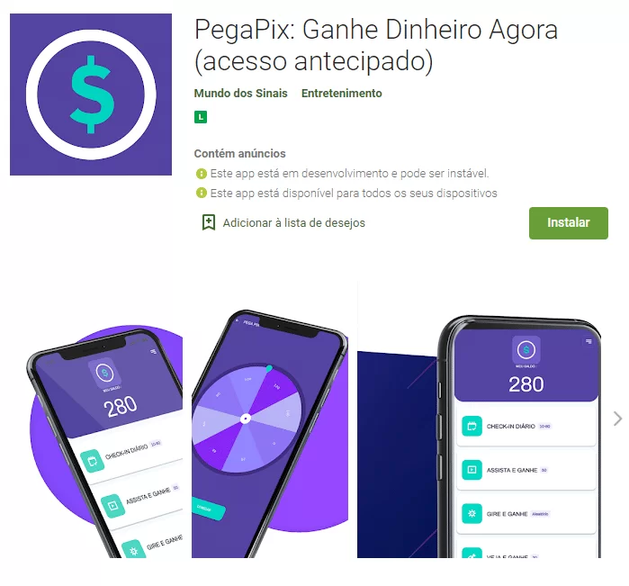 app para ganhar dinheiro
